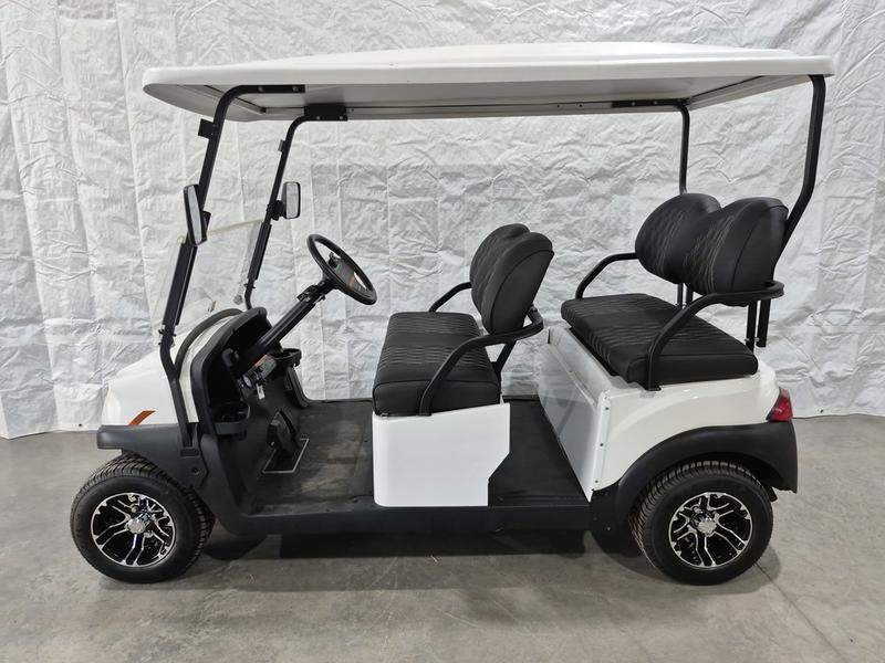Buggy de golf eléctrico rojo miniatura 6