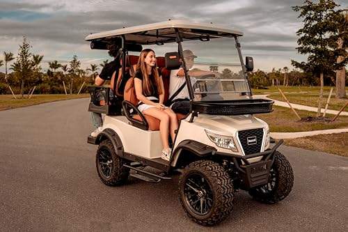 Club Car Onward 4 plazas elevado blanco glaciar — Fairway Carts Iberia
